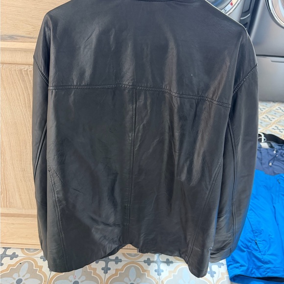 John Ashford Men's Black Leather Jacket - Picture 4 of 4